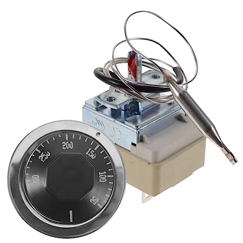 HOMOCONO Termostato Mecánico Control Térmico Reemplazable Control De Temperatura Mecánico Térmica Termostato para Horno Temperatura Normalmente Abierta para Horno Electrónico para Etapa De