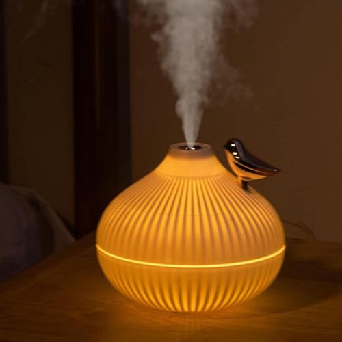 Image of Shubh Empire Mini Ultrasonic humidifier for Room Moisture, Essential Oil Diffuser, Cool Mist for Bedroom, Baby, Aroma Diffuser for Home Electric with Night Lamp