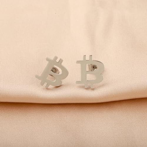 Bitcoin Merch Earring BTC Gift Trader Gift Bitcoin Cryptocurrency Jewelry Currency Bitcoin Collector Gift Investor Gift - Image 6