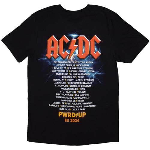 T-shirt AC/DC Pwrd Up XXXL le look parfait pour votre prochain concert rock