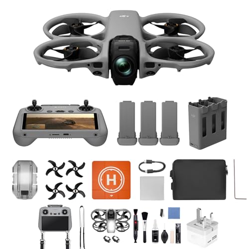 Image of DJI Avata 360 Fly More Combo (RC 2), 360° Drone With 1-Inch 8K 360° Imaging for FPV & Aerial Filming, 360° Camera Drone With Propeller Guard (Avata 360 Fly More Combo RC2 Bundle 1)