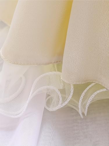 Image of Frock for Kids Girls with Big Bow and Fluffy Net Layer, Stylish Western Dress for Birthday, Wedding and Special Occasions for Girls 1 to 7 Years