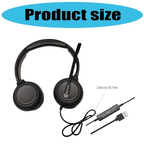 Auriculares USB computadora Nucelit procesamiento sonido digital almohadillas piel 5