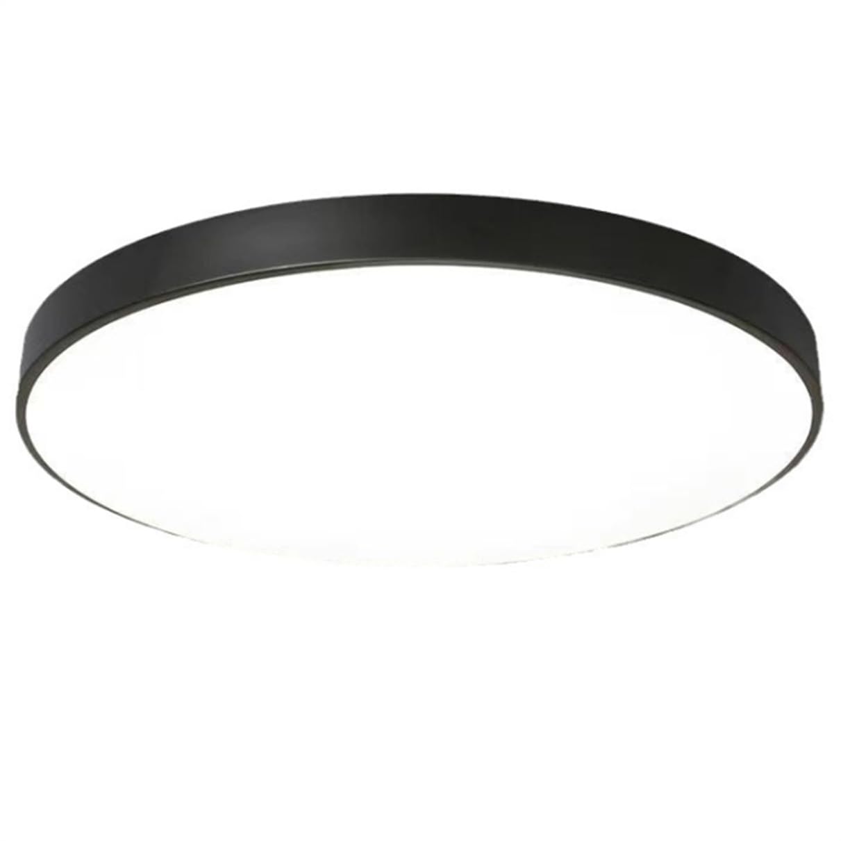JXYDJH Ultra Thin 1.9'' Lamp Shade Matte Black LED Ceiling Lights Bedroom Light Fixtures 36W Circle Laundry Lighting Fixture (1 Pack) 3CCT Dimmable Ceiling Lamp for Entryway Porch Balconys