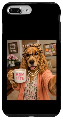 English Cocker �X�p�j�G�� ���B�� ���[���A �}�} �� ���� �X�}�z�P�[�X iPhone 7 Plus/8 Plus �p