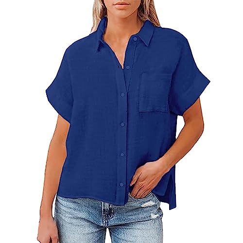 Chambray Shirt Women 3/4 Sleeve Comfort Scoop Vacation Womans Tee Crew Neck Printed Party Teen Girls Blouses Dressy Breathable Spring Tees Geometric Chambray Kawaii Gym Shirts4