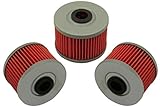 Three Pack Oil Filters Compatible With Honda 15410-KF0-305 15412-KF0-010 15410-KF0-315 1995-2018