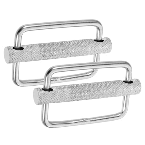 Hebilla de metal para abrigo y correas de ropa en pack de 2 unidades ideal para gabardinas