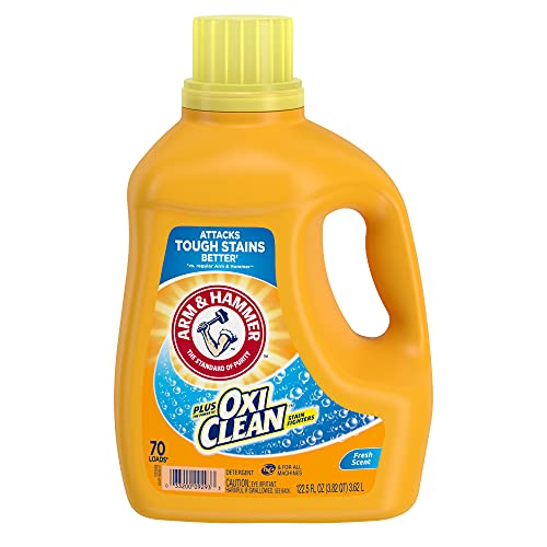 Arm & Hammer Liquid Laundry Detergent Plus Oxiclean, Fresh Scent, 70 Loads #TOP1