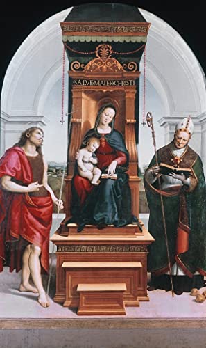 Affiche toile la Dame Ansidei Raphael pour decoration mural grand format