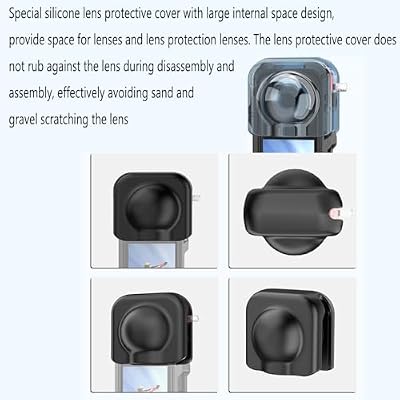 Insta 360 X5 Quick Release Aluminum Metal Frame Cage Bag Case with Silicone Lens Cap Screen Protector for Insta360 X5 X 5 Camera Accessories Kit Multi-use Mount Clamp Adapter