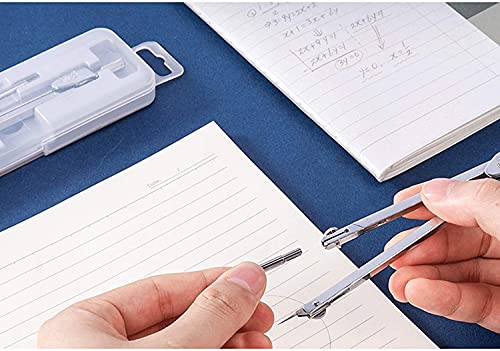 Math Geometry Kit Set Metal Tekening Kompas Set, Tekening Tool Professional Compass met lood vullingen voor studenten en… - Image 7