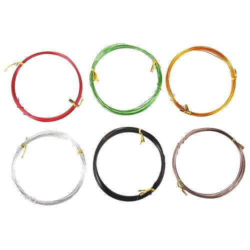 BESPORTBLE 6Pcs Colored Aluminum Bonsai Training Wires Flexible Wire for DIY Bonsai Sculpting Durable and Easy to Use