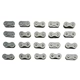 WOOSTAR 420 Fahrradketten Kettenglieder Ersatz für 90ccm 110ccm 125ccm Pit Dirt Bike ATV 4 Wheeler Quad Baja Buggy Dünenpackung mit 20 Stück