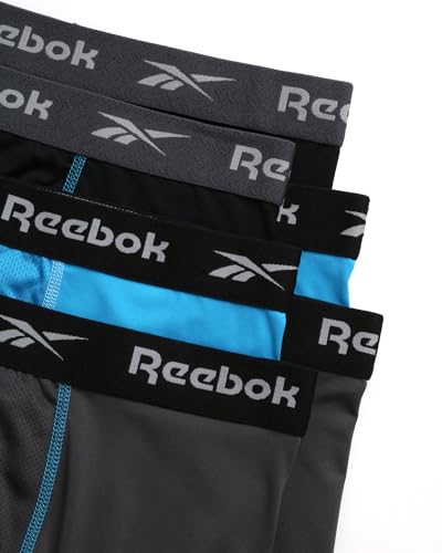 Reebok Men's Boxer Briefs - 6 Pack Sustainable Performance Underwear Boxers for Men with Contour Pouch (Sizes: S-XL)3