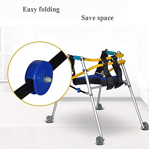XJZHANG Telaio per deambulazione Pieghevole