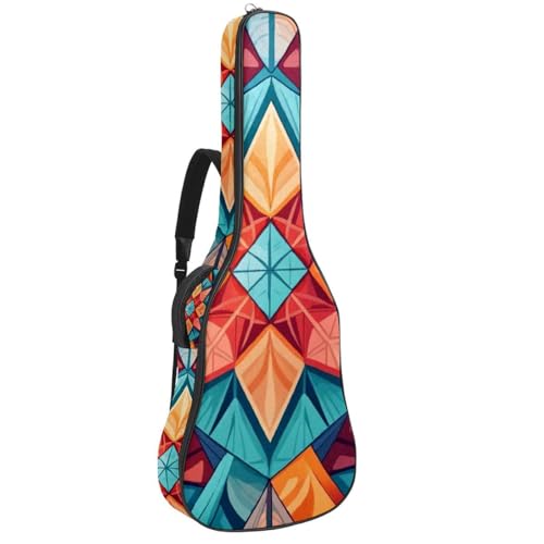 Housse guitare classique colorée 104 cm avec crochet pour ukulélé et basse