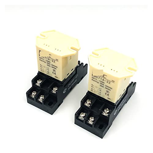 Relé JQX-30F 2Z 30A DC 24V para automatización de bombas de agua y motores