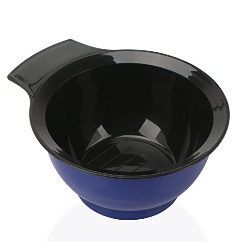 Salon Pro Hair Color Mixing Bowl for Barbershop Hairdressers, DIY Hair Dye Hair Coloring Plastic Bowl for Ombre Hair, Sturdy Hair Tint Cup for Long Hair Short Hair Human Hair Per Hair - Royal Blue