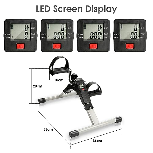 Daromigo Mini bike cyclette, cyclette con display