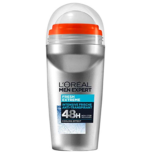50ml L'Oreal Men Expert Deodorante Motorino 48h Anti- Traspirante Non Fermata Fresco Extreme 6x 50ml (6er Pacco)