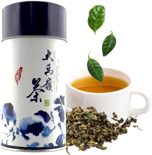 Oolong Tea Loose Leaf, Yummy, Soothing, and Relaxing Oolong Tea, High Mountain Tea with Tin Container.