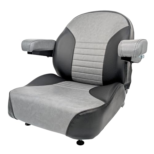 Keystone Seats Comfort Plus Seat 1 YEAR WARRANTY Fits Scag Ferris Hustler Gravely Bad Boy Kubota Toro Zero-Turn Mowers Tractors & Forklifts Cushioned Armrests Toyota Hyster Yale