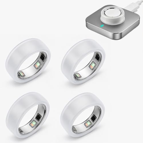 Oura Ring 5-L�Ή� 12/13�p�����O�J�o�[ 4�p�b�N | �V���R���v���e�N�^�[�A0.4mm�����^�A���h�~�A�y�ʃ����O�v���e�N�^�[�P�[�X�A�j�����p�B�[�d���T�|�[�g�B
