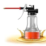 Gungtj Oiler Can,350ml Industrielle Pumpendose - Schmierspender mit gerader Tülle für Garage Kleingeräte Elektronik Industrie