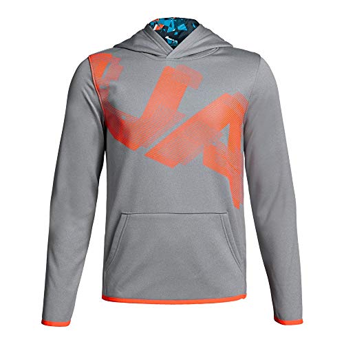 Under Armour Armour Fleece Printed Youth X-Small Steel Light Heather