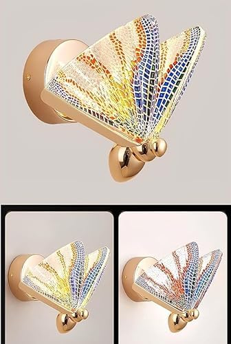 Image of 12 Watt Led Wall Light and Wall scones wall lamp for- Home, Kitchen, Bedside, Bedroom, Living Room, Office, Indoor, Bedside, Mirror Side, Diwali Lighting (led wl Butterfly)