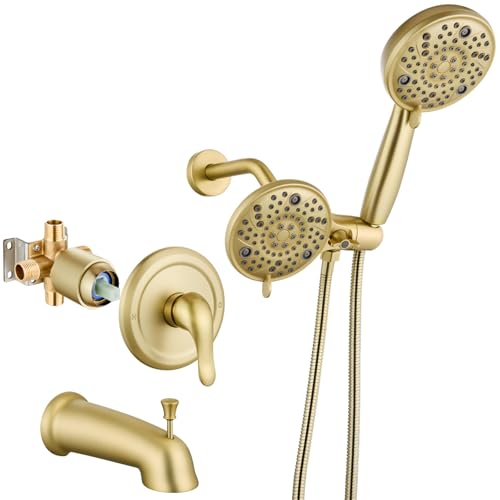 Valve brute à pression incluse avec ensemble de robinet de baignoire Aolemi