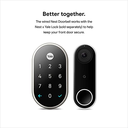 Google Nest Doorbell (Wired, Renewed) — view 3