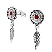 Produktbild The Rose & Silver Company Damen-Ohrstecker 925 Sterlingsilber mit Feder RS0762