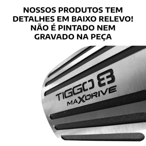 Descanso de pé em aço inox Compatível com Tracker Turbo - BLACK (Todos)