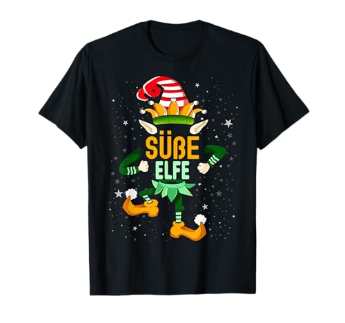 Süße Elfe Shirt Weihnachten Familie Outfit Christmas Elf T-Shirt