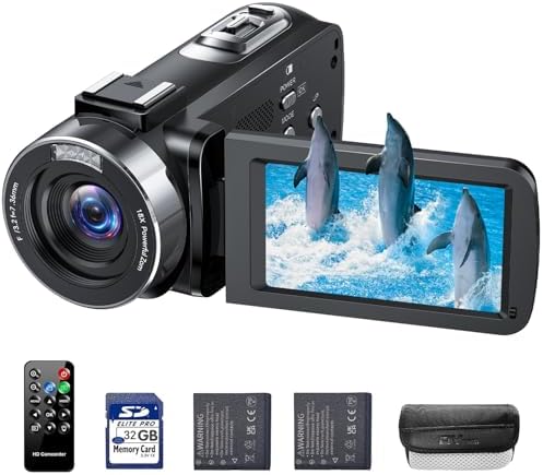 Caméscope Compact Nesenni Full HD 1080P 15FPS Pour Vlogging YouTube - Mini Caméra Numérique