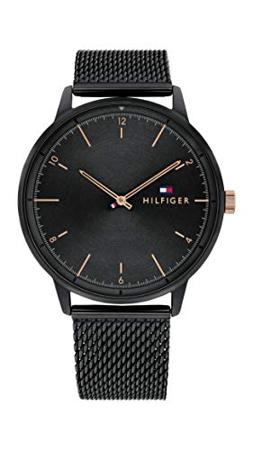 Image of Tommy Hilfiger Quartz Analog Black Dial Watch for Men-NSTH1791845W