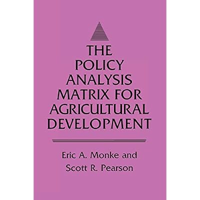 Policy Analysis Matrix for Agricultural Development