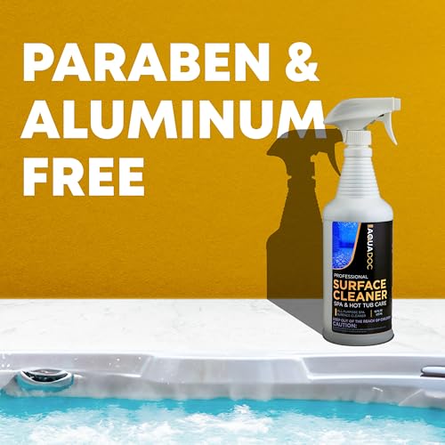 Image of AquaDoc Hot Tub Cleaner Spray - Spa Surface Cleaner, 16 oz