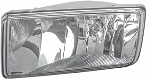 CarLights360: For Chevy Silverado 3500 HD Fog Light Assembly 2007-2015 Driver Side DOT Certified w/Bulbs Replacement For GM2592160