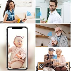 Miniatura 2 de Cámara DIY Mini Cámara Portátil e Inalámbrica Niñera Cam 1080P HD con Detección de Movimiento Cámaras de Seguridad para Casa Oficina Exterior