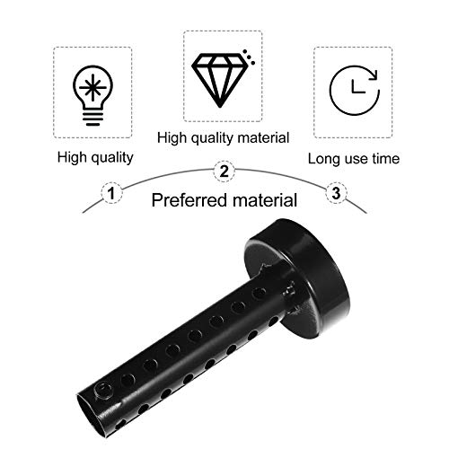 Silenciador de motocicleta modificado preto de 60 mm da VICASKY
