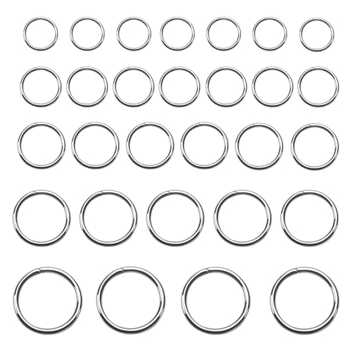TOAOB Jewelry Jump Rings Set – 130 Mixed Size Pieces TOAOB Jewelry Jump Rings Set – 130 Mixed Size Pieces