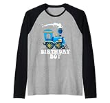 Photo Gallery birthday boy choo choo blue train lovers party per bambini maglia con maniche raglan Photo Gallery birthday boy choo choo blue train lovers party per bambini maglia con maniche raglan