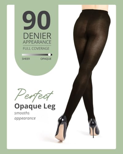 Image of MeMoi Brooklyn Flat Knit Sweater Tights for Women, Cotton Blend XS-6X