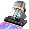 Mattress Vacuum Cleaner Bed Vacuum Cleaner with UV Ultrasonic 16Kpa Suction Handheld Bed Vacuums with High Heating Tech Effectively Clean Up Bed Pillows Sofas Carpets 550W