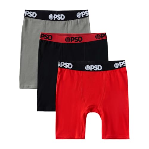 Image of PSD Underwear Youth Boys Boxer Brief - Various Print Comfortable Active Underwear for Boys, Kids Boys Underwear Packs