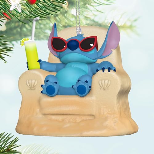 Image of Hallmark Keepsake Disney Lilo & Stitch Ornament - Sun Kissed Stitch Design