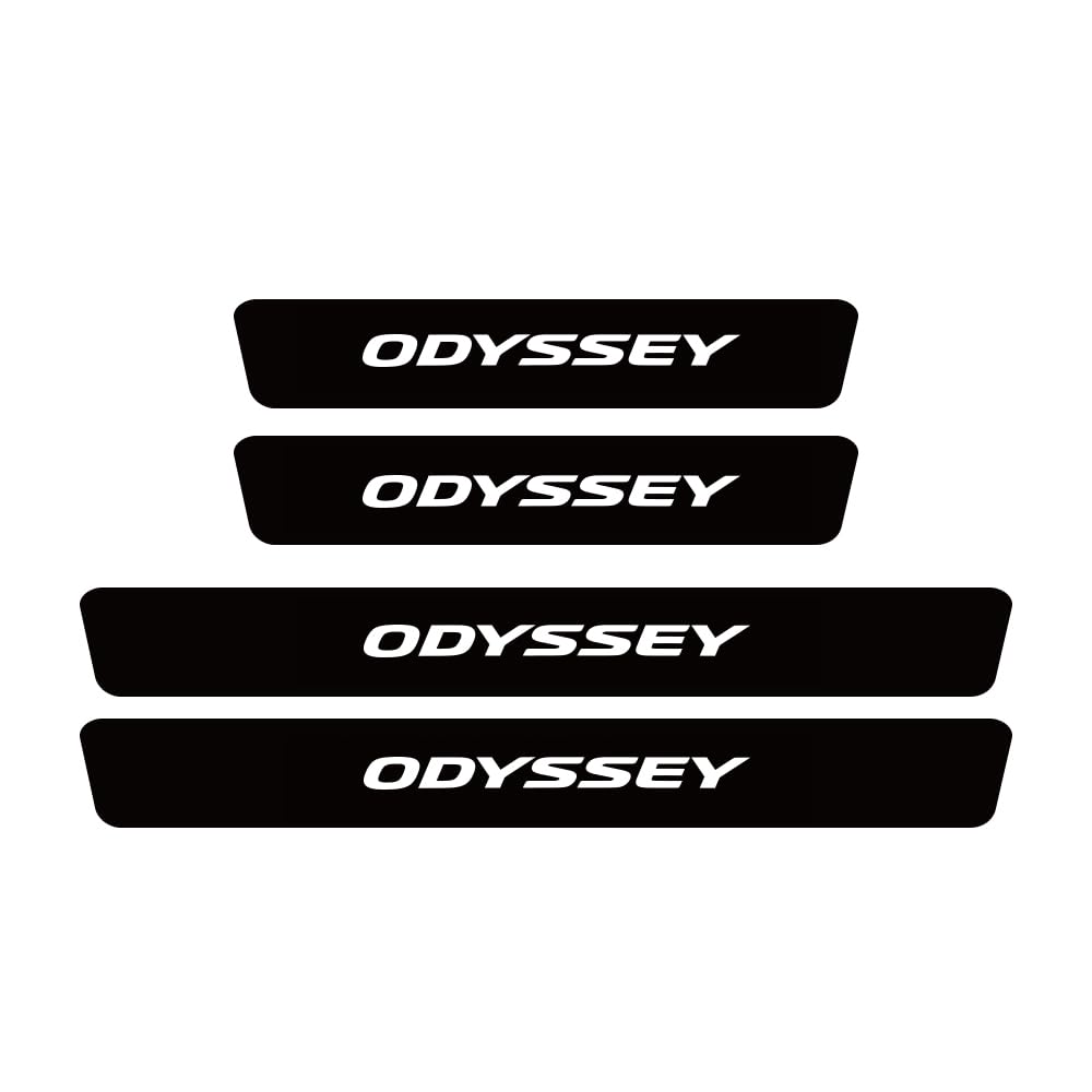 Sdyayfge Normal 4Pcs Kick Plates Car Door Sill Protector,For Odyssey
